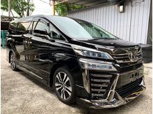 2018 Toyota Vellfire 2.5 ZG - JBL /4CAMERA/MODELISTA/DIM/SUNROOF - 5 YEARS WARRANTY 50 SST SALES