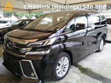 2016 Toyota Vellfire 2.5 ZA POWER BOOT 360 SURROUND CAMERA 2 POWER DOOR FREE WARRANTY