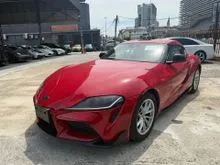2022 Toyota GR Supra 2.0 SZ Coupe JAPAN SPEC GRADE 4.5/B UNREGS