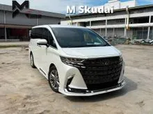 2025 Toyota Alphard 2.5 Z SUNROOF 2PD 7SEATER 4CAM 8K KM 5YRS TOYOTA WARRANTY