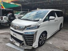 2018 Toyota Vellfire 2.5 ZG FULL LEATHER SEAT,ALPINE PLAYER