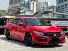2020 Honda Civic 1.8 S Sedan AT FREE TYPE-R BODYKIT + WARRANTY + TINTED + SERVICE + SPORT RIM + CIVIC FC + CONDITION TIP TOP + EASY Maintained LOW DP