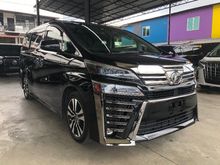 2018 Toyota Vellfire 2.5 Z G Edition MPV
