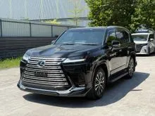 2024 Lexus LX 600 3.4 7 seater SUV Japan Spec Unregistered Mark Levinson Rear Entertainment Cold Box Black Interior Low Mileage Sun Roof 360 Camera