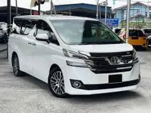 2017 Toyota Vellfire 2.5 ZG MPV - PILOT LEATHER SEAT / POWER BOOT / 1 YEAR WARRANTY