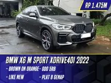 2022 BMW X6 3.0 xDrive40i M Sport SUV Brown on Orange Coklat Cokelat MSport xDrive X 6