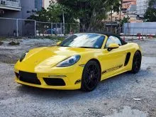 2021 Porsche 718 2.0 Boxster Convertible Racing Yellow / PASM / Recon Unreg / Ready Stock / Welcome Nego