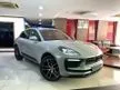 Recon 2022 Porsche Macan 2.0 SUV FACELIFT SPORT CHRONO BOSE PANORAMIC ROOF ELECTRIC MEMORY SEAT PDLS+ UNREG