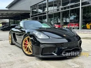 2021 Porsche 718 4.0 Cayman GT4 Coupe MANUAL RECON UK SPEC TIP TOP CONDITION ORIGINAL LOW MILEAGE SPORT EXHAUST COMFORT SPORT SEATS 20 INCH WHEELS