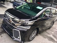 2015 Toyota Vellfire 2.5 ZG Edition UNREG