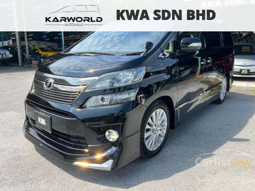 2013 Toyota Vellfire ZG MPV