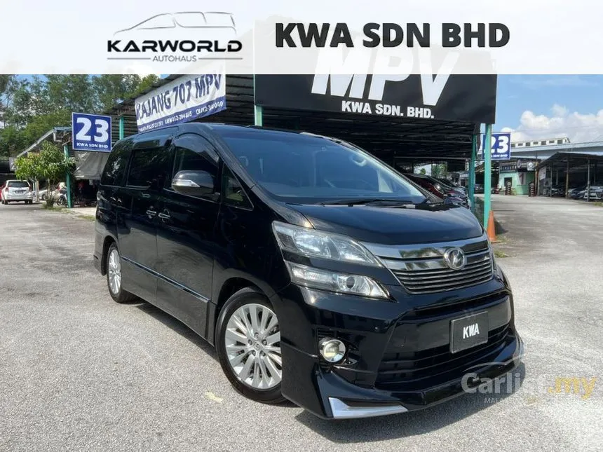 2013 Toyota Vellfire ZG MPV