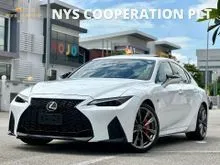 2022 Lexus IS300 F Sport 2.0 Turbo Sedan Unregistered Call or WhatsApp for Best Offer