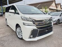 2017 Toyota Vellfire 2.5 - RAYA PROMOTION - Z SPEC - GRADE 5 - LOW MILEAGE - ACCIDIENT FREE - KL AP - 7 SEATER - SUNROOF - TIPTOP - 5 YEAR WARRANTY