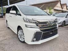 2017 Toyota Vellfire 2.5 MPV - Z SPEC - GRADE 5 - LOW MILEAGE - ACCIDIENT FREE - KL AP - 7 SEATER - SUNROOF - TIPTOP - 5 YEAR WARRANTY