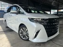 2024 Toyota Alphard 2.5 Z 7-Seater DIM BSM SUNROOF 4 CAMERA HUD ADVANCE PARK & DRIVE ROOF MONITOR SSTEP