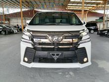 2017 Toyota Vellfire 2.5 Z Golden Eyes MPV