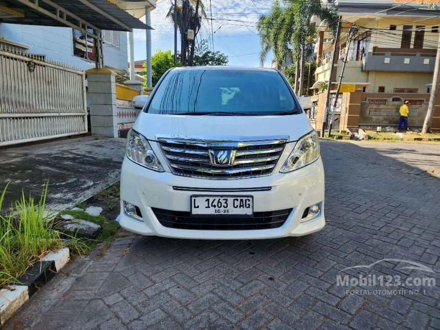 Jual Mobil Toyota Alphard 2012 G 2.4 di Jawa Timur Automatic MPV Putih Rp 310.000.000