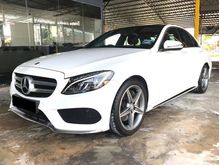 TAK TIPU TAHUN !!! 2016 Mercedes-Benz C250 AMG 2.0 Full Service Under Warranty Nappa Leather Panoramic Roof *No SST*