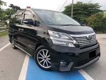 2010 Toyota Vellfire 3.5 V L Edition MPV PILOT HOME THEATER