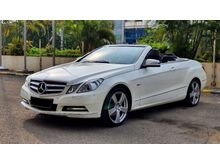 2011 Mercedes-Benz E250 1.8 CGI Cabriolet Coupe AT (CBU) White On Black - KM 40RIBUAN ANTIK ASLI - SUPER MULUS SEPERTI BARU - NO KENDALA SIAP PAKAI