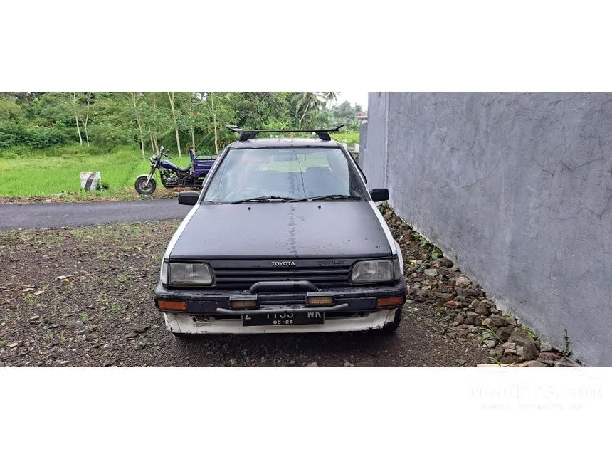 Jual Mobil Toyota Starlet 1987 1.0 di Jawa Barat Manual Hatchback Putih Rp 25.000.000