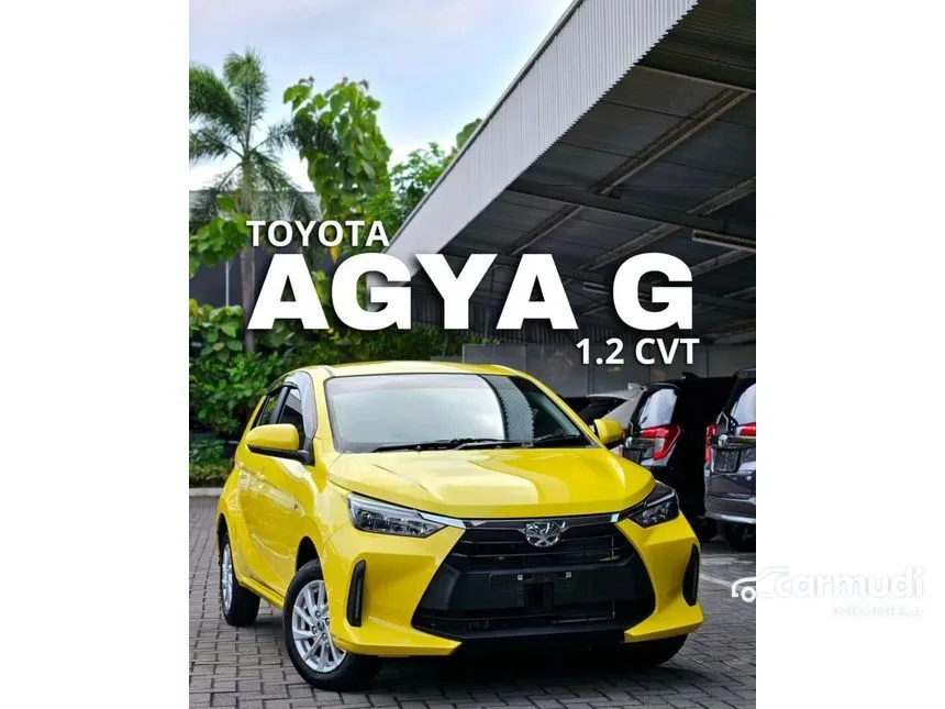 Jual Mobil Toyota Agya 2024 G 1.2 di Jawa Barat Automatic Hatchback Kuning Rp 194.400.000