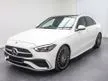 Used 2023 Mercedes-Benz C300 2.0 AMG Line Sedan NEW CAR CONDITION FULL SERVICE RECORD UNDER WARRANTY 7K-MILEAGE ONLY - Cars for sale