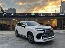 2023 Lexus LX 600 3.4 7 Seater,Grade 6A,12K KM,LX600,Cool Box,Modellista,Sunroof,DIM,Brown Interior,Rear Entertainment,Mark Levinson