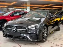 2022 Mercedes-Benz E350 2.0 AMG LINE F/L - CONVERTIBLE - 4800KM - PREMIUM PLUS PACKAGE