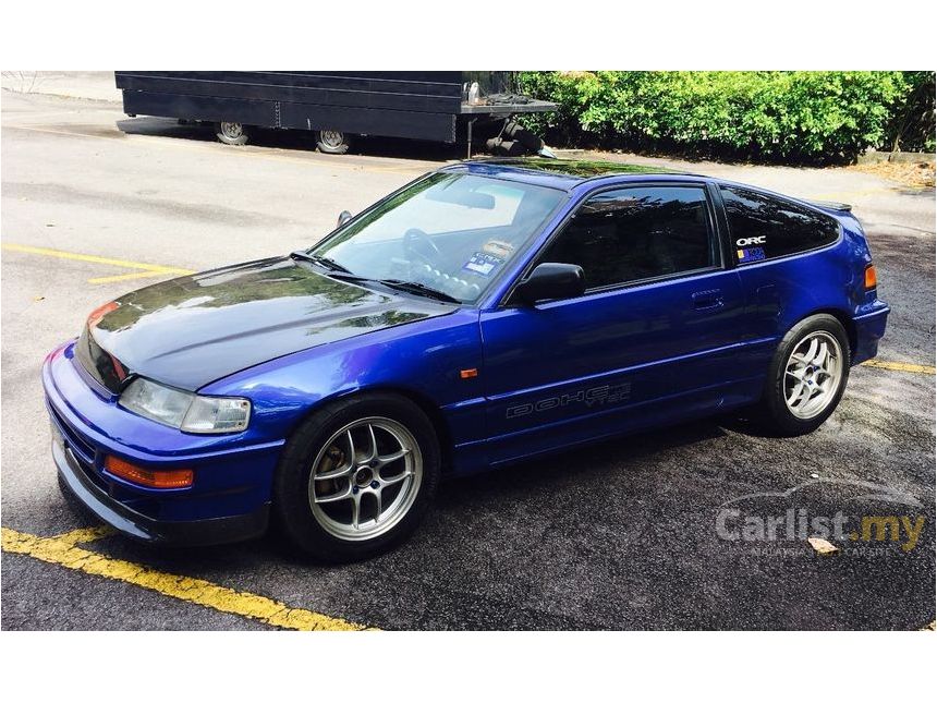 Honda Crx 1990 Si 1 6 在 State Manual手动挡hatchback Blue 于 价格 Carlist My