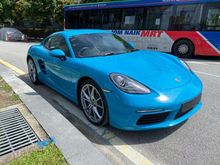 2017 Porsche 718 2.0 Cayman Coupe BLUE BLUE BLUE MIAMI BLUE