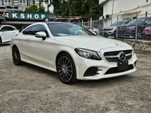 2021 Mercedes-Benz C180 1.5 AMG Line Coupe [5A, 16K KM, JP UNIT, HUD, PANORAMIC ROOF, MULTIBEAM LED]