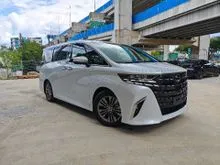 2024 Toyota Alphard 2.5 Z 7-Seater MPV # SUNROOF # HUD # DIM # BSM # 360 CAM # ADV DRIVE # MANY MANY