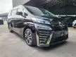 Recon 2018 Toyota Vellfire 2.5 ZG UNREG SUNROOF ROOF MONITOR DIM - Cars for sale