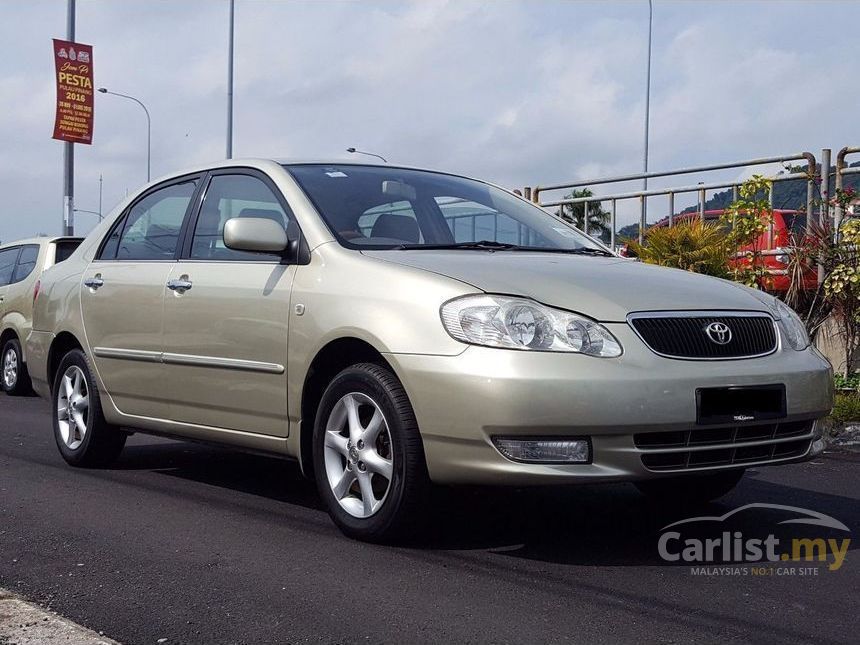 Toyota Corolla Altis 2002 G 1 8 In Penang Automatic Sedan Gold For Rm 24 800 3332432 Carlist My