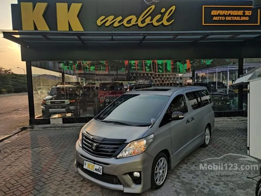 Jual Mobil Toyota Alphard 2010 G 2.4 di Jawa Timur Automatic MPV Abu
