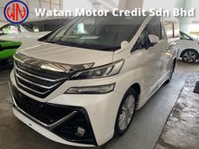 2015 Toyota Vellfire 2.5 Z Unregister Modelista Aero Kit 7 Semi Leather Seat 2 Power Door Power boot 360 Surrond Camera 2Yrs Warranty 50% SalesTax Holiday