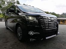 2017 Toyota Alphard SC 2.5 Full Spec New Car Condition Unregister