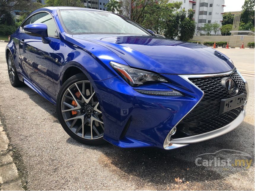 Lexus RC200t 2016 F Sport 2.0 in Kuala Lumpur Automatic Coupe Blue for ...