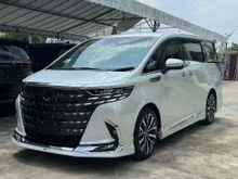 2024 Toyota Alphard 2.5 Z Modelista MPV , MODELLISTA BODY KIT , MODELLISTA SPORT RIM , HUD , 4 CAMS  7 SEATHER FULL LEATHER , SUNRROF , LDA , DIM ,BSM
