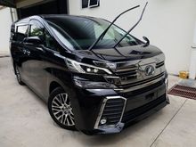2017 Toyota Vellfire 2.5 ZG MPV clear stack