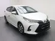 Used 2021 Toyota Yaris 1.5 E Hatchback 42k Mileage Full Service Record Under Warranty New Car Condition