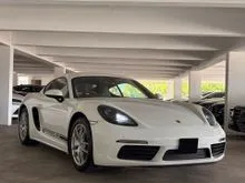 2017 Porsche 718 2.0 Cayman Coupe Sport Exhaust Electric Spoiler