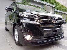 2017 Toyota Vellfire 2.5, New model,Full Loan,3 yrs warranty