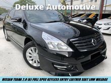 2013 Nissan Teana 2.0 XE Luxury Full Spec Keyless Entry Leather Seat Low Mileage