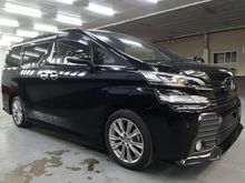 (FREE SST) (FREE 5 YEARS WARRANTY) 2017 Toyota Vellfire 2.5 Z Golden Eyes MPV