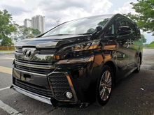 CLEARANCE SALES & 11.11 COMBO** 2017 Toyota Vellfire 2.5 Z Golden Eyes MPV
