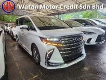 2025 Toyota Alphard Z JBL Original Modellista Body Kit + Modellista Exhaust (Grade S) Full Spec Dual Sun Roof HUD DIM BSM 360 Camera Auto Parking