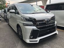 2015 Toyota Vellfire 2.5 Z G Edition MPV